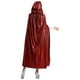 thumbnail image 4 of Capa con capucha brillante para mujer, capa larga, mago, bruja, mago, disfraz de vampiro, disfraz de Mardi Gras, Navidad y Halloween, 4 of 5