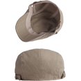 thumbnail image 6 of CoCopeaunts Beret Hats for Women Spring Summer Cotton Vintage Ivy Flat Cap Retro Artist Painter Beret Hat Adjustable Newsboy Cap, 6 of 7