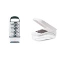 thumbnail image 1 of Rallador de Caja y Picadora de Verduras OXO Good Grips Plata/Blanco, 1 of 4