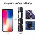 thumbnail image 5 of 1pcs strong light flashlight multi-function rechargeable side light long shot T6 outdoor aluminum alloy tail magnet, 5 of 5