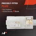 thumbnail image 6 of A-Premium Brake Light Switch Lamp Compatible with Buick Lesabre/Park Avenue 2000-2005 & Cadillac DeVille 2000-2005, Eldorado 2000-2002, Seville & Oldsmobile Aurora & Pontiac Bonneville, 4 Pins, 6 of 6