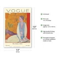 thumbnail image 2 of Fashion Magazine - October 1925 - Paris Fashions - Vintage Magazine Cover by Georges Lepape c.1925 - Master Art Print (Unframed) 13in x 19in, 2 of 4