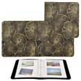 thumbnail image 7 of FORMRS 3 Ring Photo Album 4"x6" Self Adhesive Large Capacity PU Leather Cover, Black Flower Pattern, 7 of 7