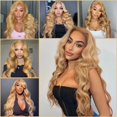thumbnail image 2 of Hair Bundles Nuailisex Color #27 Body Wave Honey Blonde, 2 of 8