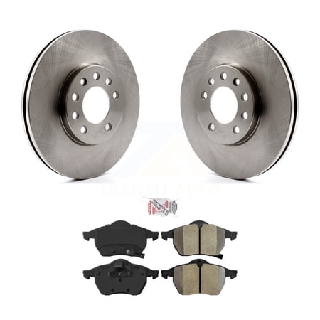 Transit Auto Front Disc Brake Rotors and Semi-Metallic Pads Kit for Car Saab 9-5 Saturn 9-3 L200 L300 L100 LW200 LS1 900 LS2 LW1 LW300 LS LW2 K8A-104369