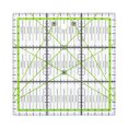 thumbnail image 2 of Patchwork Ruler Craft Clear Scale Acrylic Sewing Dressmaking Aligned Template Art Household Manual Trimming Student Tool Green Square, 2 of 9