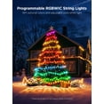 thumbnail image 2 of Luces navideñas Govee RGBWIC de 66 pies y 200 LED con mapeo de formas, 2 of 9