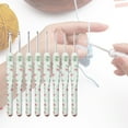 thumbnail image 4 of Juego de ganchos de ganchillo, 8 piezas de asas de agarre suave de 2,5 mm a 6 mm, kit de agujas de tejer lisas, juego de de tejido de agujas de Baoblaze Ganchillos, 4 of 8