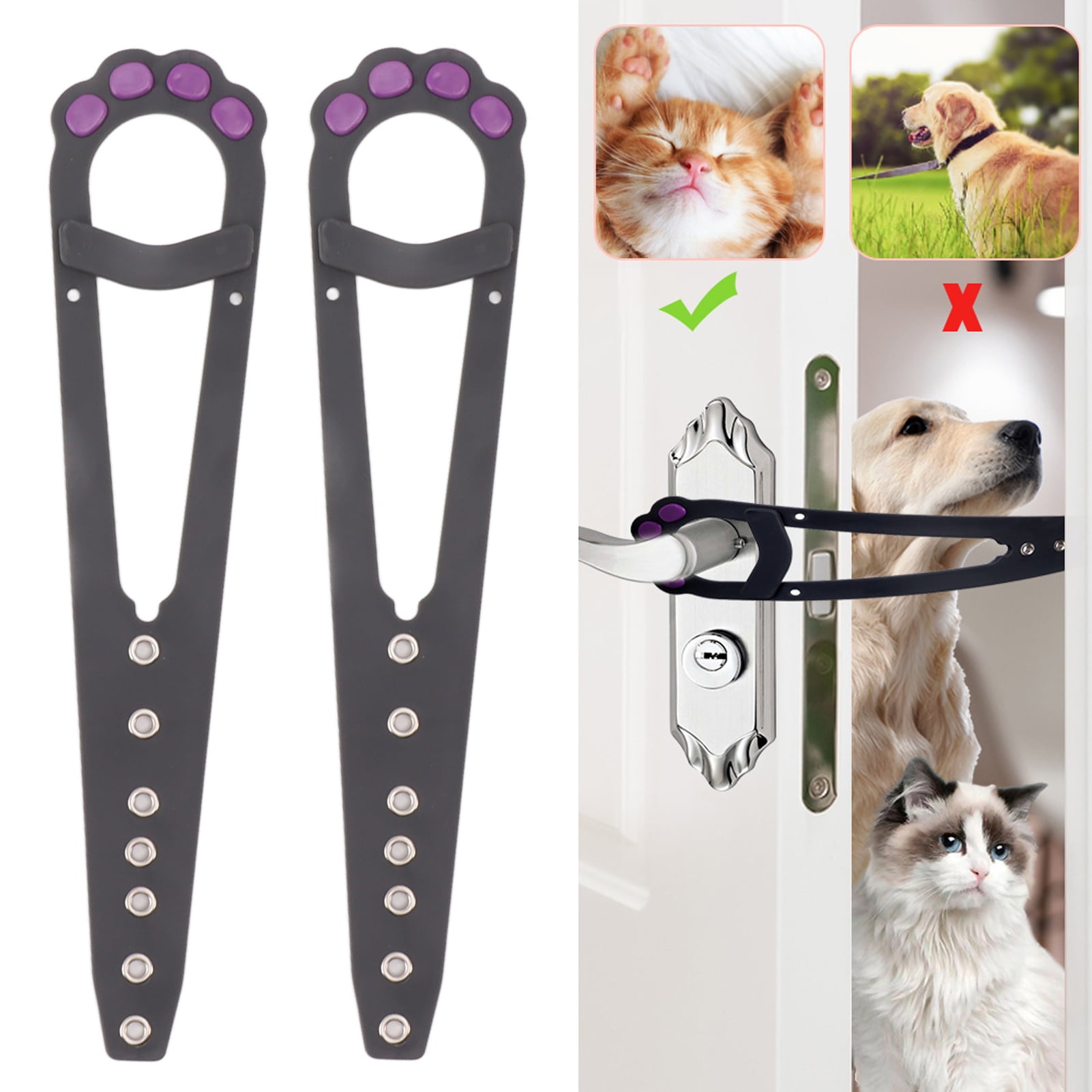 Cat Door Holder Latch Pet Door Holder Safe Baby Proof For Home White Black Walmart