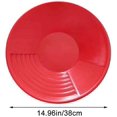 thumbnail image 2 of Gold Panning Pan Plastic Nugget Gold Pan Manual Wash Gold Panning Equipment Gold Washing Tool, 2 of 4