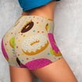 thumbnail image 5 of Yiaed Donuts Print Women's Athletic Shorts Running Shorts Sporty Short High Waisted Elastic Workout Shorts for Yoga Gym Running & Sports -X-Large, 5 of 8