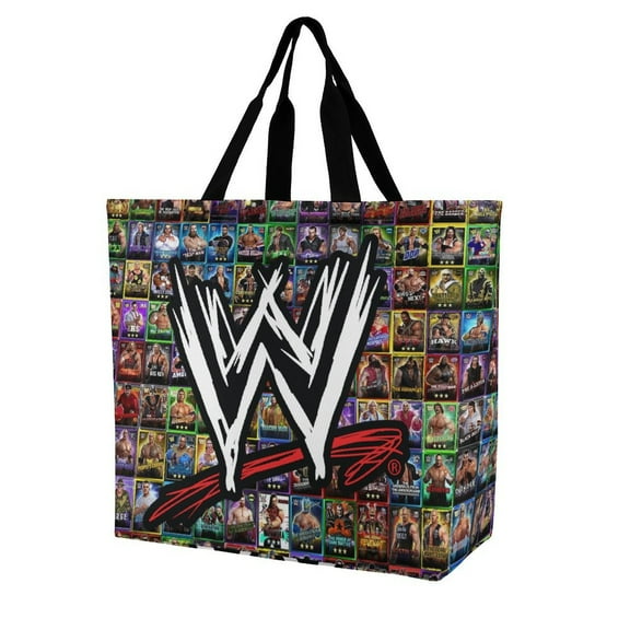 WWE Tote Bag For Women, Shoulder Bags Big Reusable Grocery Handbag For Shopping Picnic Work Beach
