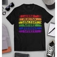 thumbnail image 3 of S4E Men's Pride Flag Life Harmony Spirit T-Shirt XXXX-Large Black, 3 of 4