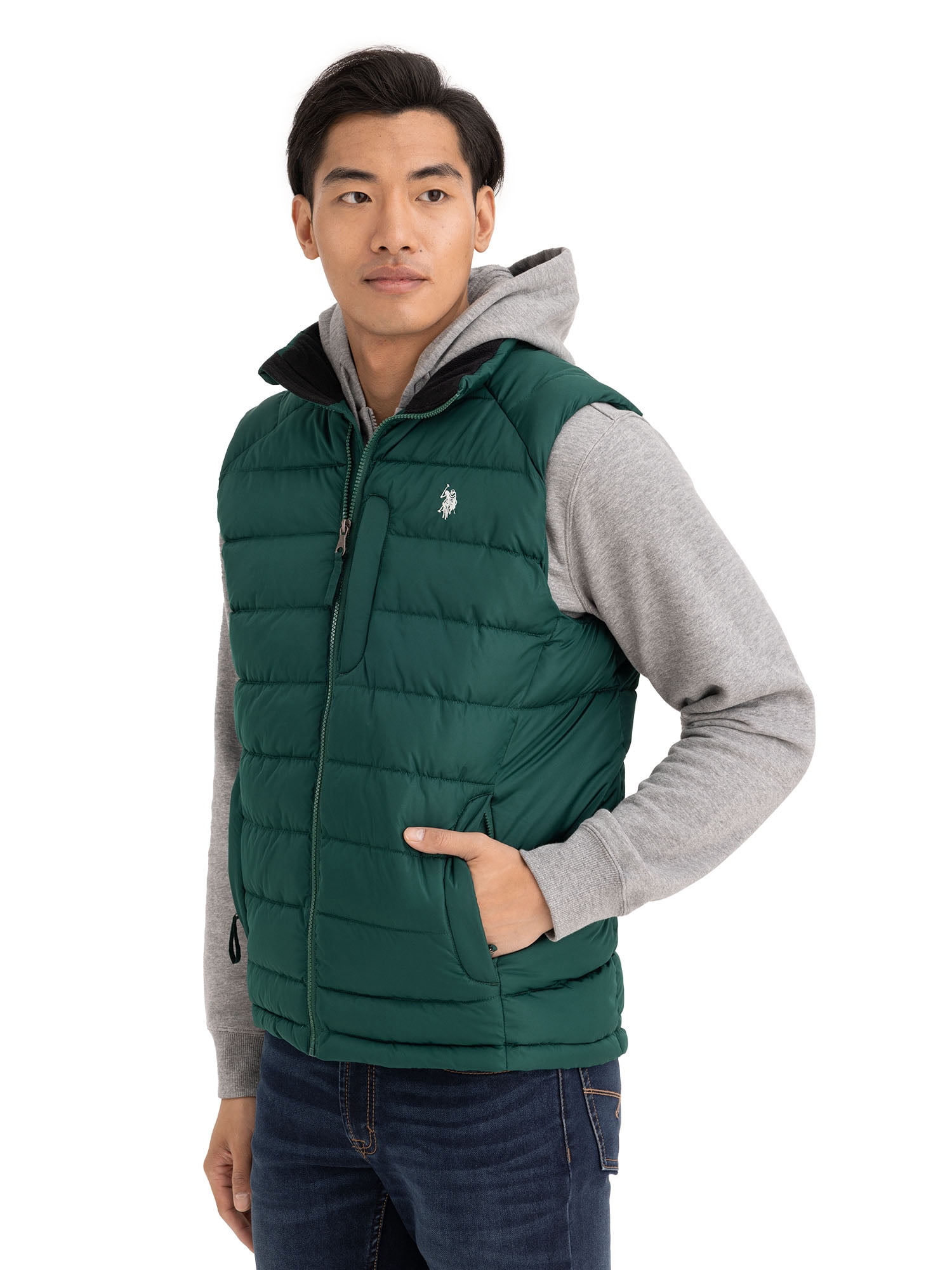 U.S. Polo Assn. Men's & Big Men's Signature Puffer Vest, Sizes S-3XL