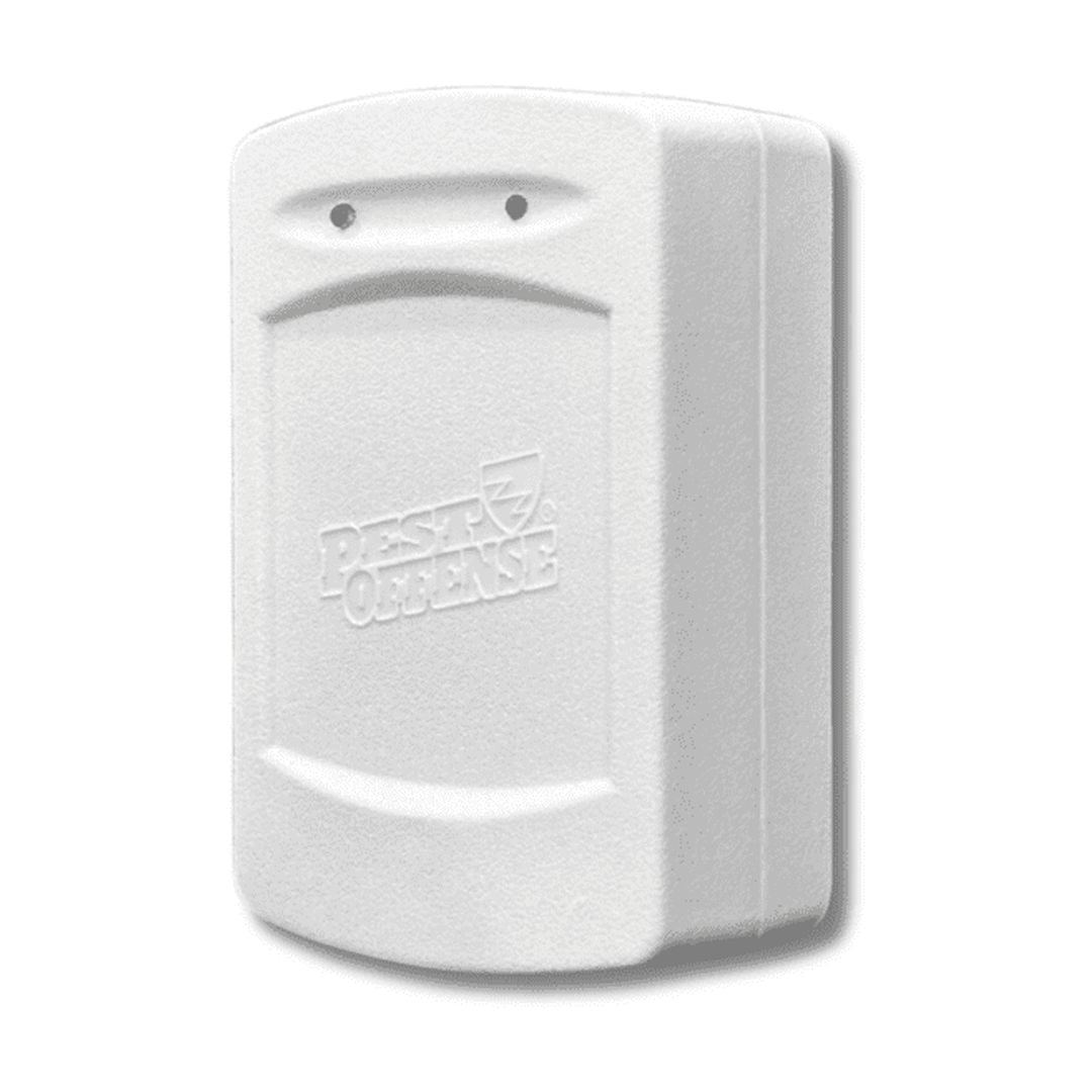 PEST OFFENSE - Original Ultrasonic Pest Repellent Traps Insects Rodents Electronic Safe - White