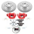 thumbnail image 2 of PowerStop Rear Z26 Street Warrior Brake Pad and Rotor Kit with Red Powder Coated Calipers Fits: BMW Select Models KC6416-26, 2 of 4