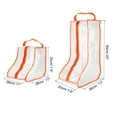 thumbnail image 2 of Uxcell Boots Storage Bag, Dust Proof Tall / Short Boots Carry Bags for Travel, Orange 2 Pack, 2 of 6