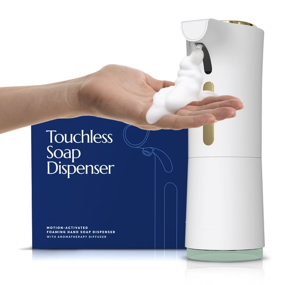 Cleanomic Touchless Soap Dispenser - Automatic Soap Dispenser, Automatic Hand Soap Dispenser, Automatic Soap Dispenser Touchless, Auto Soap Dispenser Touchless, Bathroom Countertop Soap Dispenser