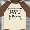 thumbnail image 4 of Inktastic Baby New to the Crew Arrows Boys or Girls Long Sleeve Baby Bodysuit, 4 of 5