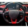 thumbnail image 5 of Sports Red CNC Billet Aluminum Larger Paddle Shifter Add-On Extensions For 2015-2019 Hyundai Sonata, 5 of 9