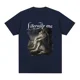 thumbnail image 4 of Camiseta divertida con estampado de lobo sentado literalmente yo, camiseta informal de algodón de manga corta de gran tamaño para hombre, camiseta vintage de hip hop unisex, 4 of 5