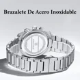 thumbnail image 2 of Reloj Hombre Cuarzo Casual De Acero Inoxidable Reloj Man, 2 of 8