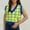 Yellow, variant on Amidoa Crop Sweater Tops for Women Light Blue V-Neck Sleeveless Summer Plaid Cute Sweater Vests Women's Cardigans