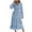Blue, variant on THDHVS Dresses for Women,Summer Dress,Womens Summer Long Sleeve Crew Neck Long Dresses Fashion Casual Fits Flowy Tiered Boho Beach Vacation Sundress Red L