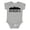 AC-Heather Grey, variant on New Orleans Louisiana Skyline Boys or Girls Baby Bodysuit