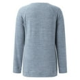 thumbnail image 3 of Eashery Women's Tops Casual Plaid Shacket Button Down Long Sleeve Shirt Cute Hoodies Girl Fall Jacket Oversized Sweatshirts Linen Tops for Women (Light Blue,Small), 3 of 4