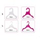 thumbnail image 2 of KAIYANG 10 Perchas de Plástico Antideslizantes para Ropa de Mascotas para Perros Cachorros y Gatos Color Blanco S 25 cm, 2 of 5