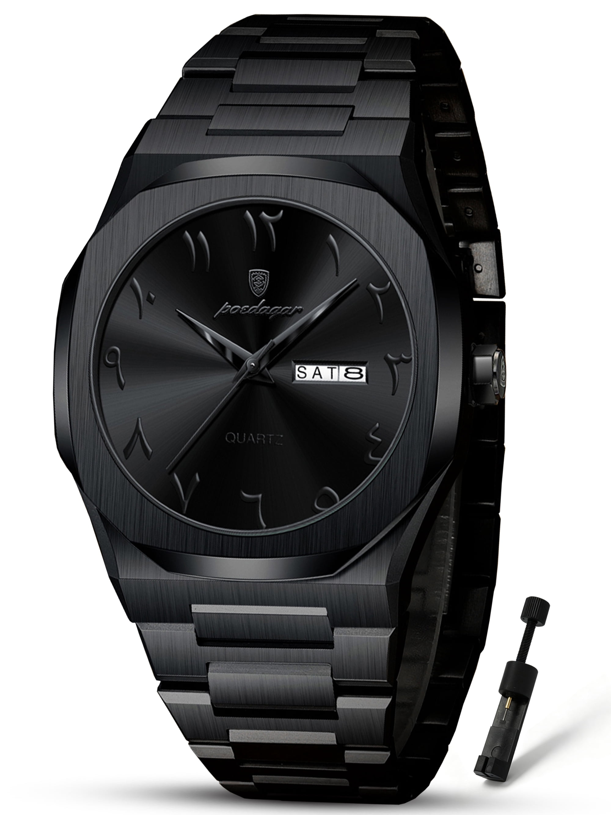 Ed Hardy Men's Black Silicone Strap Watch 48mm - Walmart.com