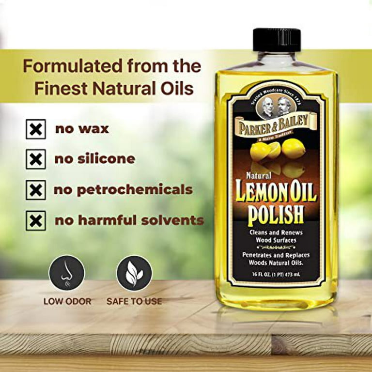 Parker Bailey Natural Lemon Oil Polish 16oz-PAR 510664