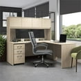 thumbnail image 5 of Bowery Hill L Shaped Desk with Hutch & Drawers in Natural Elm - Engineered Wood, 5 of 5
