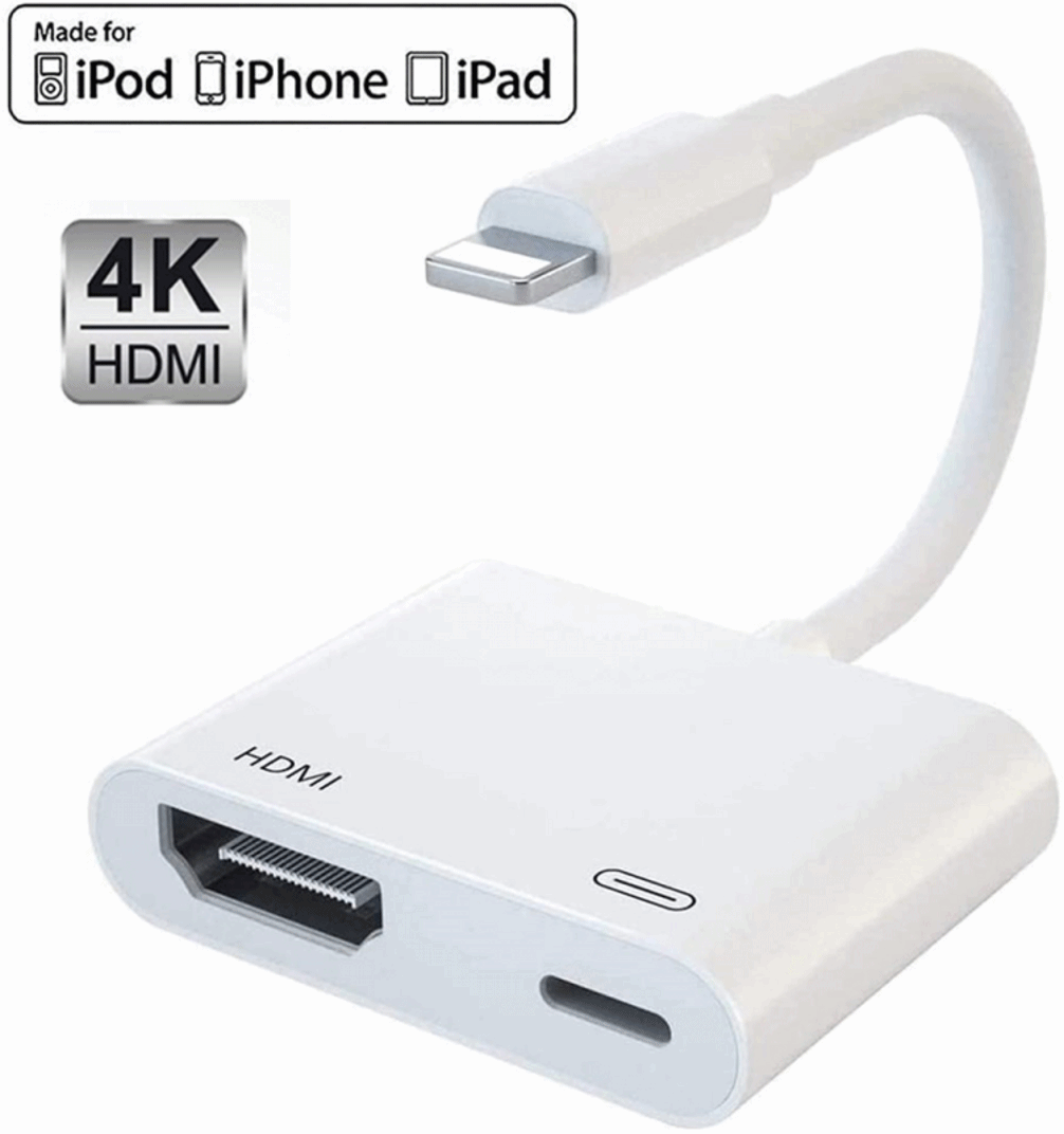 Lighting to HDMI Adapter, Converter Phone to HMDI Digital AV Adapter,2