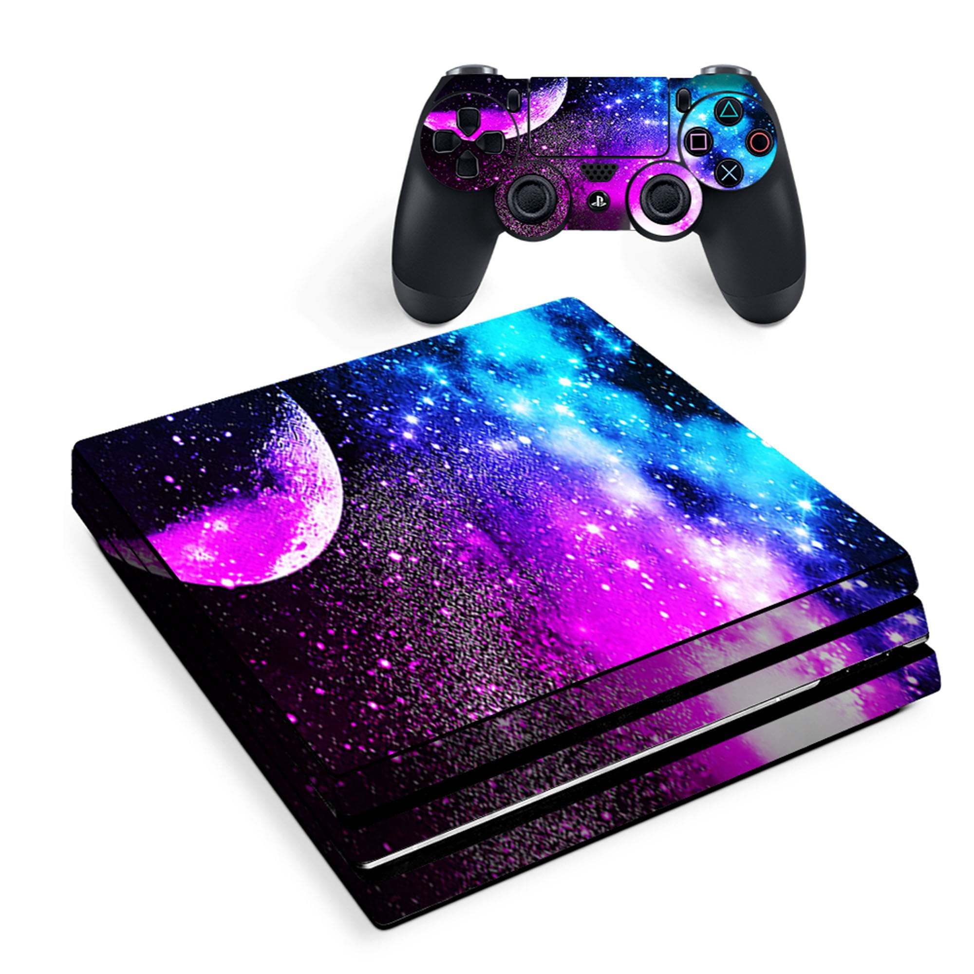 Download Skin for Sony PS4 Pro Console Decal Stickers Skins Cover -Galaxy Fluorescent - Walmart.com ...