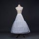 thumbnail image 4 of Vestido de novia de moda para mujer, color liso, con dobladillo falso ajustable, falda de poliéster., 4 of 5