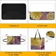 thumbnail image 4 of Intricate Floral Bouquet Gold Purple Hues Outdoor Picnic Blanket, Foldable Waterproof Beach Mat, Portable Beach Blanket for Beach Camping, Hiking, Family Concerts, 4 of 8