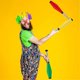 thumbnail image 3 of 3 pcs Juggling Clubs Juggling Props Stage Juggling Clubs Stage Performance Clubs Juggling Clubs Beginner As Shown, 3 of 5