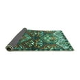 thumbnail image 2 of Ahgly Company Indoor Rectangle Persian Turquoise Blue Traditional Area Rugs, 3' x 5', 2 of 4