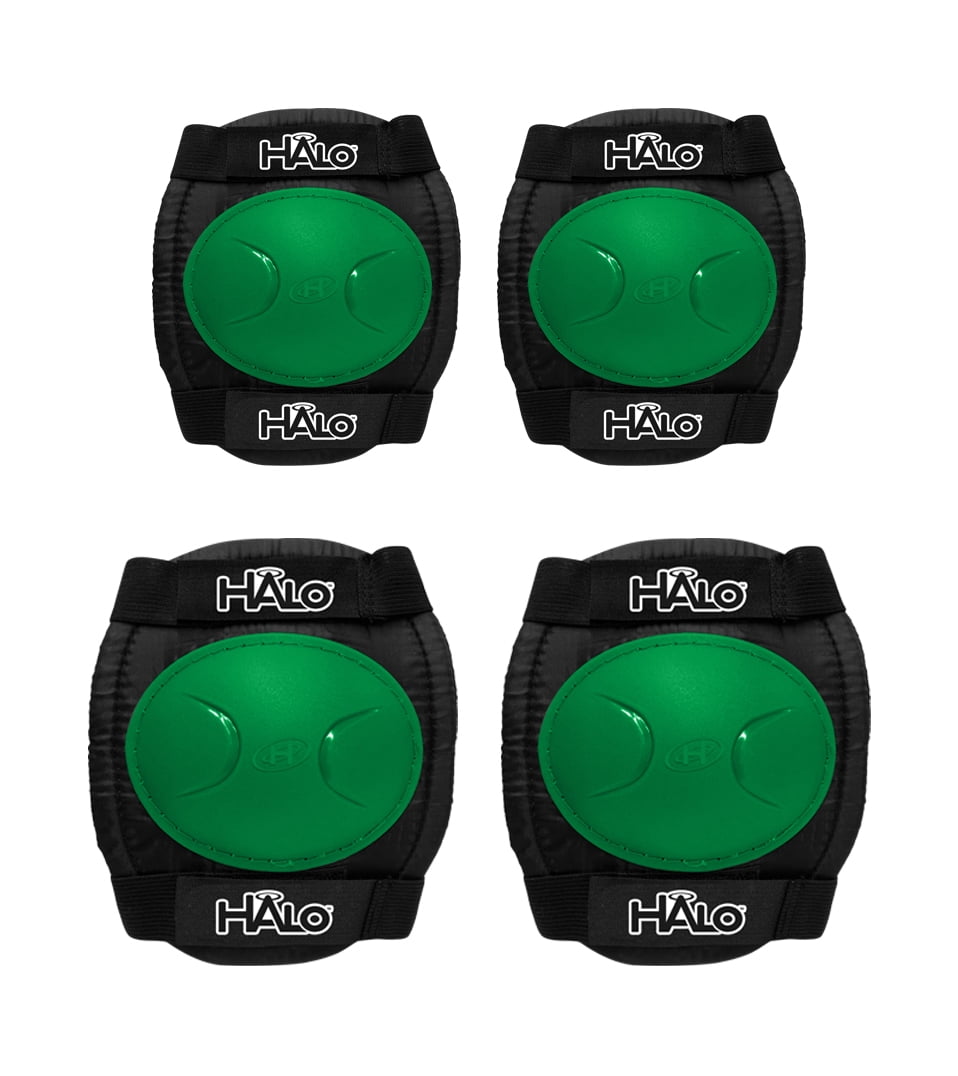 HALO 3 in 1 Helmet and Protective Pad Combo Set - Green