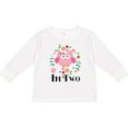 thumbnail image 3 of Inktastic 2nd Birthday Owl for 2 Year Old Girls Girls Long Sleeve Toddler T-Shirt, 3 of 5