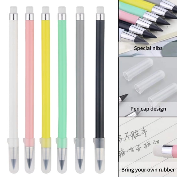 Eternal Crayon Inkless Longue Durée Écriture Fluide Léger Effaçable Fournitures Scolaires