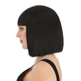 thumbnail image 3 of Women's Deep Black Bob Wig, 3 of 4
