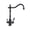 Matte Black, variant on Kitchen Purify Faucets Gold Mixer Tap, Cold And Hot 360 Rotation With Water Purification Features Kitchen Crane Tap ,Leakproof Design