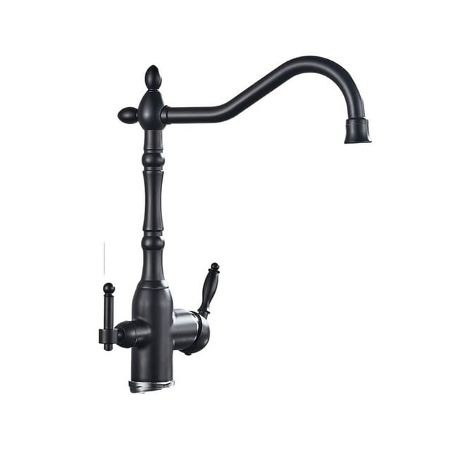 Kitchen Purify Faucets Gold Mixer Tap, Cold And Hot 360 Rotation With Water Purification Features Kitchen Crane Tap ,Versatile Features