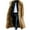 Khaki, variant on Herrnalise Men's Lapel Faux Fur Jacket Casual Solid Winter Turndown Keep Warm Single-breasted Windbreaker Thicken Over The Knee Overcoat Coat S-5XL Black