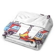 thumbnail image 3 of Fire Engine Car Truck for Women Men Kids Flannel Throw Blankets Soft Fuzzy Lightweight for Home Decor Couch Bed Sofa, 3 of 8