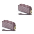 thumbnail image 1 of Minnieouse Carteras de moda para mujer, tarjetero de diseño largo de PU de Color sólido, monedero de bolsillo con tres cremalleras, monedero Type5 NO5, 1 of 6