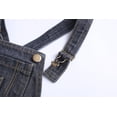 thumbnail image 5 of KIDSCOOL Toddler Baby Denim Overalls Ripped Holes Jean Bib Romper Jumpsuit,Black,18-24 Months, 5 of 8